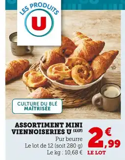 Super U U Assortiment mini viennoiseries offre