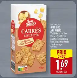 ALDI Sun Snacks Carrés Feuilletés offre