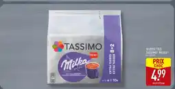 ALDI Milka 10 dosettes tassimo offre