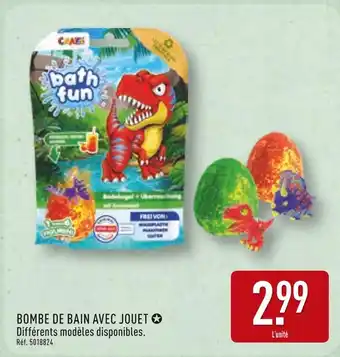 ALDI Craze Bombe de bain avec jouet offre