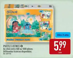 ALDI Disney Puzzle Licence offre