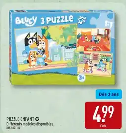 ALDI Bluey Puzzle Enfant offre