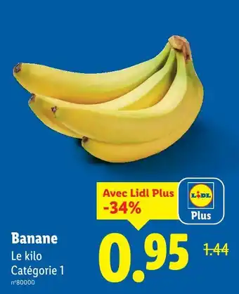 Lidl Banane offre