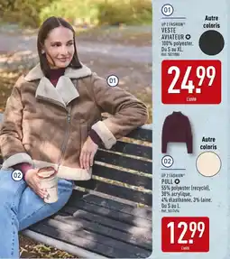 ALDI UP 2 FASHION Veste Aviateur offre
