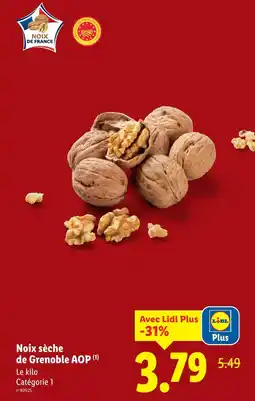 Lidl Noix sèche de Grenoble AOP offre