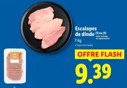 Lidl Escalopes de dinde offre