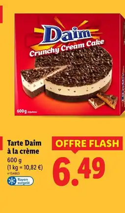 Lidl Daim Tarte à la crème offre