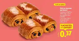 Lidl Pain au chocolat pur beurre offre