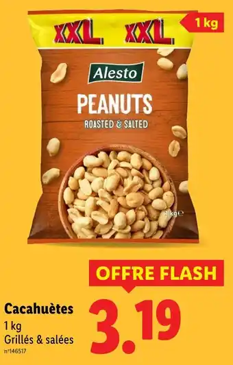 Lidl ALESTO Cacahuètes offre