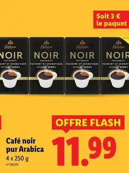 Lidl BELLAROM Noir Pur Arabica offre