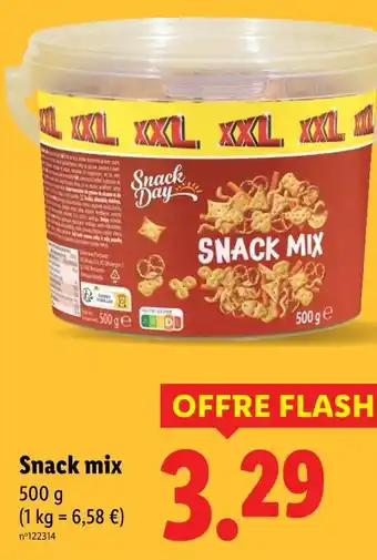Lidl SNACK DAY Snack mix offre