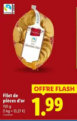 Lidl FAVORINA Filet de pièces d'or offre