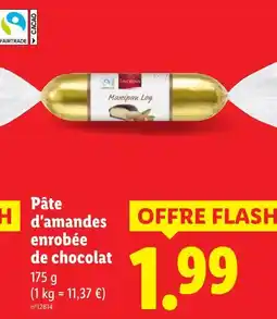Lidl FAVORINA Pâte d'amandes enrobée de chocolat offre