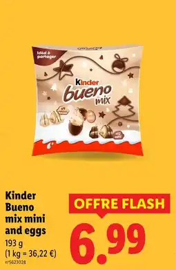 Lidl KINDER BUENO mix mini and eggs offre