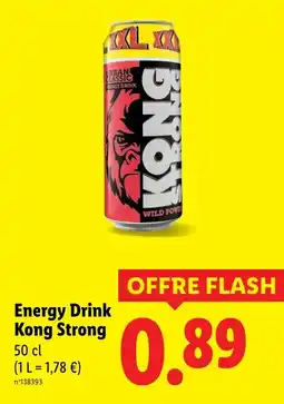 Lidl Kong Strong Energy Drink offre