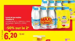 Lidl Lactel de bon matins vitamine d offre