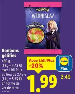 Lidl Bonbons gélifiés offre