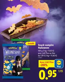 Lidl Snack vampire halloween offre
