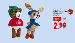 Lidl CRELANDO Set de crochet DIY offre