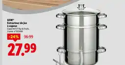 Lidl GSW Extracteur de jus à vapeur offre