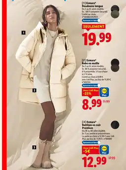 Lidl ESMARA Doudoune longue offre