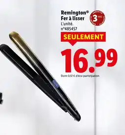 Lidl Remington Fer à lisser offre