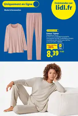 Lidl ESMARA Pyjama offre