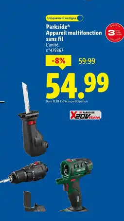 Lidl PARKSIDE Appareil multifonction sans fil offre