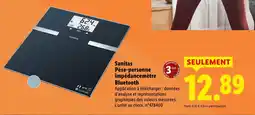 Lidl SANITAS Pèse-personne impédancemètre Bluetooth offre