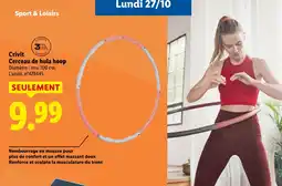 Lidl CRIVIT Cerceau de hula hoop offre