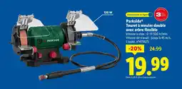Lidl PARKSIDE Touret à meuler double avec arbre flexible offre