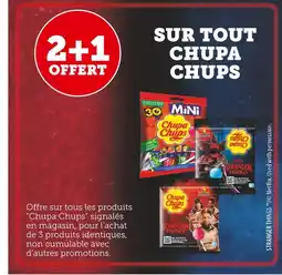 U Express Chupa Chups 2+1 offert sur tout Chupa Chups offre