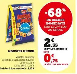 U Express VICO Monster Munch offre
