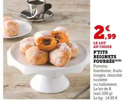 U Express P'tits Beignets Fourrés Pomme offre