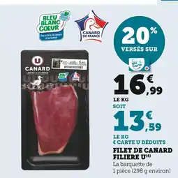 U Express U Filet de Canard Filière U offre