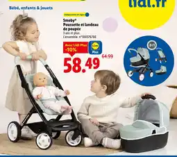 Lidl SMOBY Poussette et landeau de poupée offre