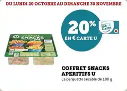 U Express Coffret snacks aperitifs u offre