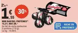 E.Leclerc Express Babybel - mini protéines offre