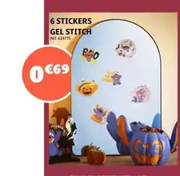 Gifi Stitch - 6 stickers gel offre