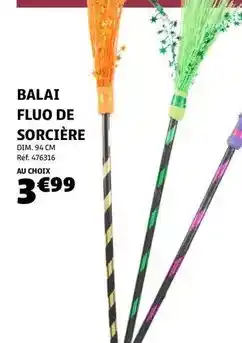 Gifi Dim - balai fluo de sorcière offre