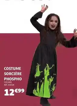 Gifi Costume sorcière phospho offre