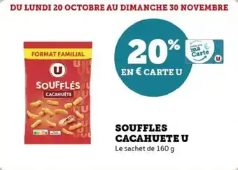 U Express Souffles cacahuete u offre