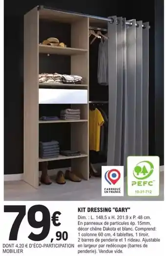 E.Leclerc Brico Dim - kit dressing gary offre