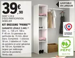 E.Leclerc Brico Dim - kit dressing prima offre