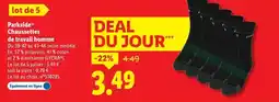 Lidl Parkside - chaussettes de travail homme offre