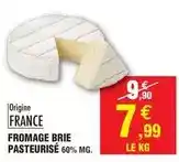 Intermarché Fromage brie pasteurisé 60% mg offre