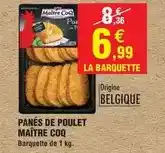 Intermarché Maître coq - panes de poulet offre