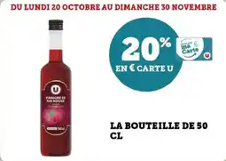U Express La bouteille de offre