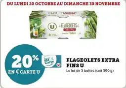 U Express Flageolets extra fins u offre