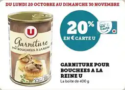 U Express Garniture pour bouchees a la reine u offre